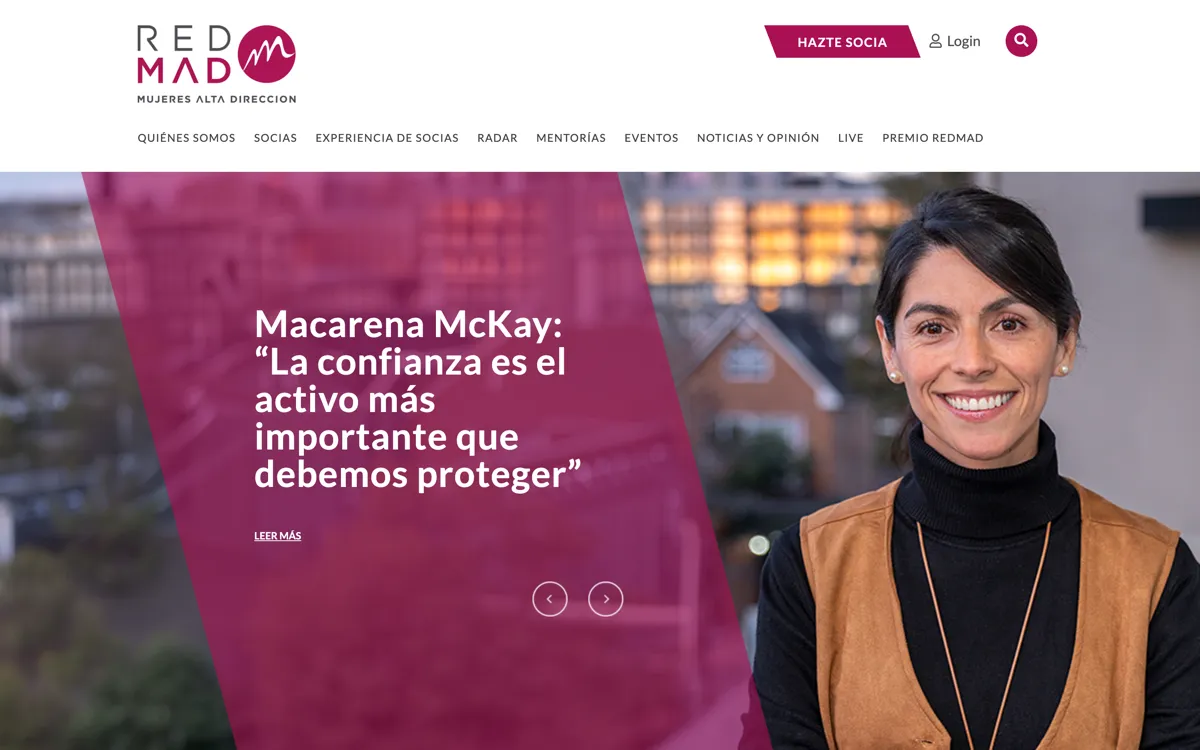 REDMAD website homepage